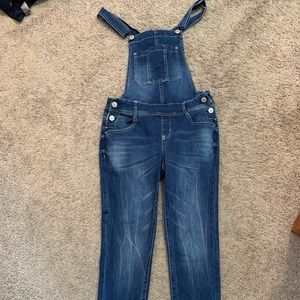 Wallflower Denim Jean Overalls Small